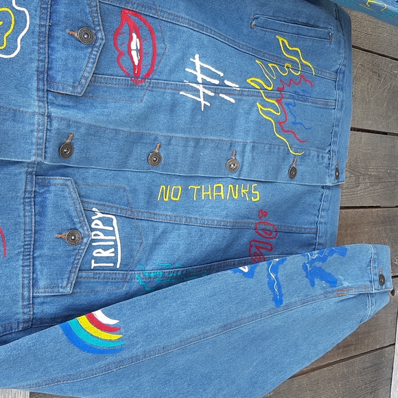 Unisex Brooklyn Cloth Denim Jacket Size XL New with tags - Picture 3 of 6